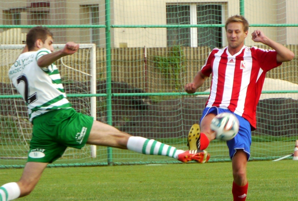 Olympia HK - FK Jaroměř A, 20.8.2014, foto: Václav Mlejnek